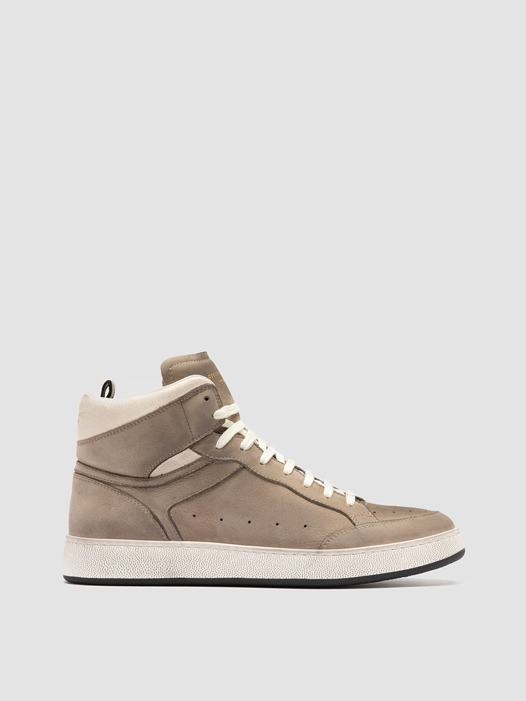 THE ANSWER 004 - Taupe Leather and Suede Sneakers