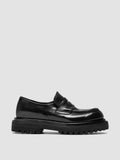 WISAL DD 101 - Schwarze Penny-Loafer aus Leder