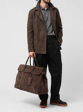 BOSTONIAN 001 - Brown Suede Weekender