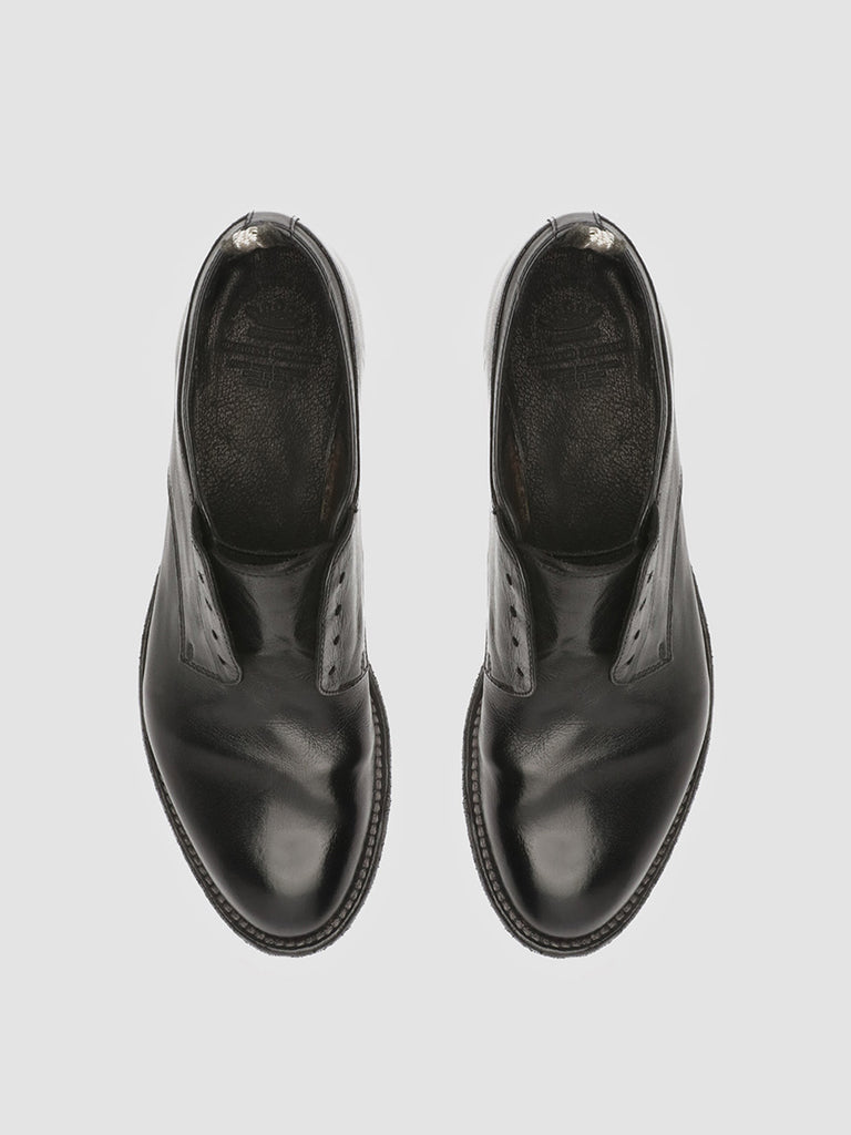 LEXIKON 501 - Black Leather Derby Shoes