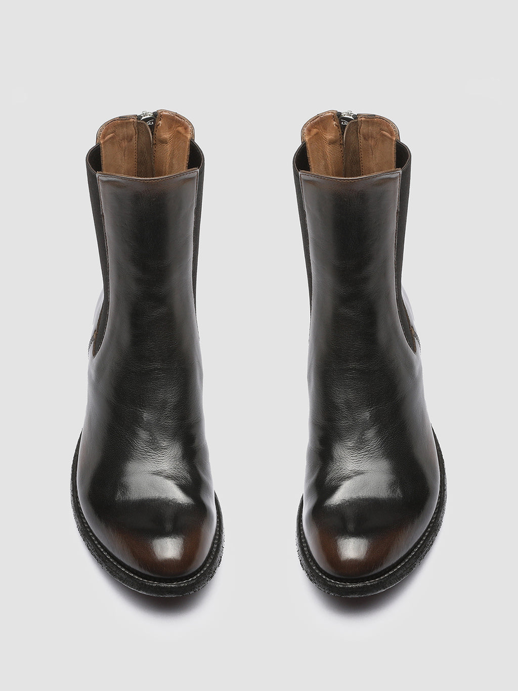 LEXIKON 073 - Black Leather Chelsea Boots Women Officine Creative - 2