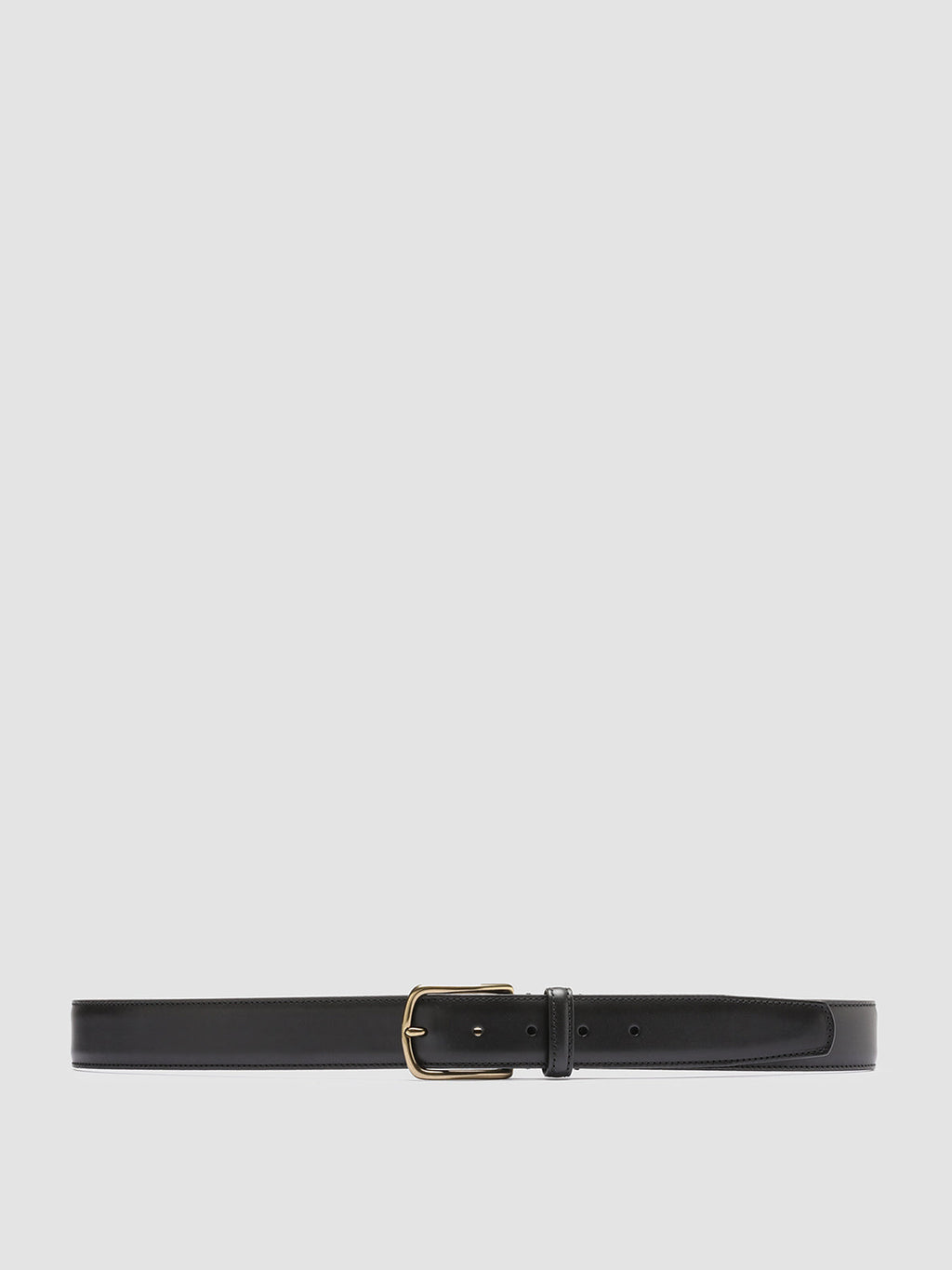 OC STRIP 04 - Black Leather belt - image OCFSTRI04AERBT1000050 - 1
