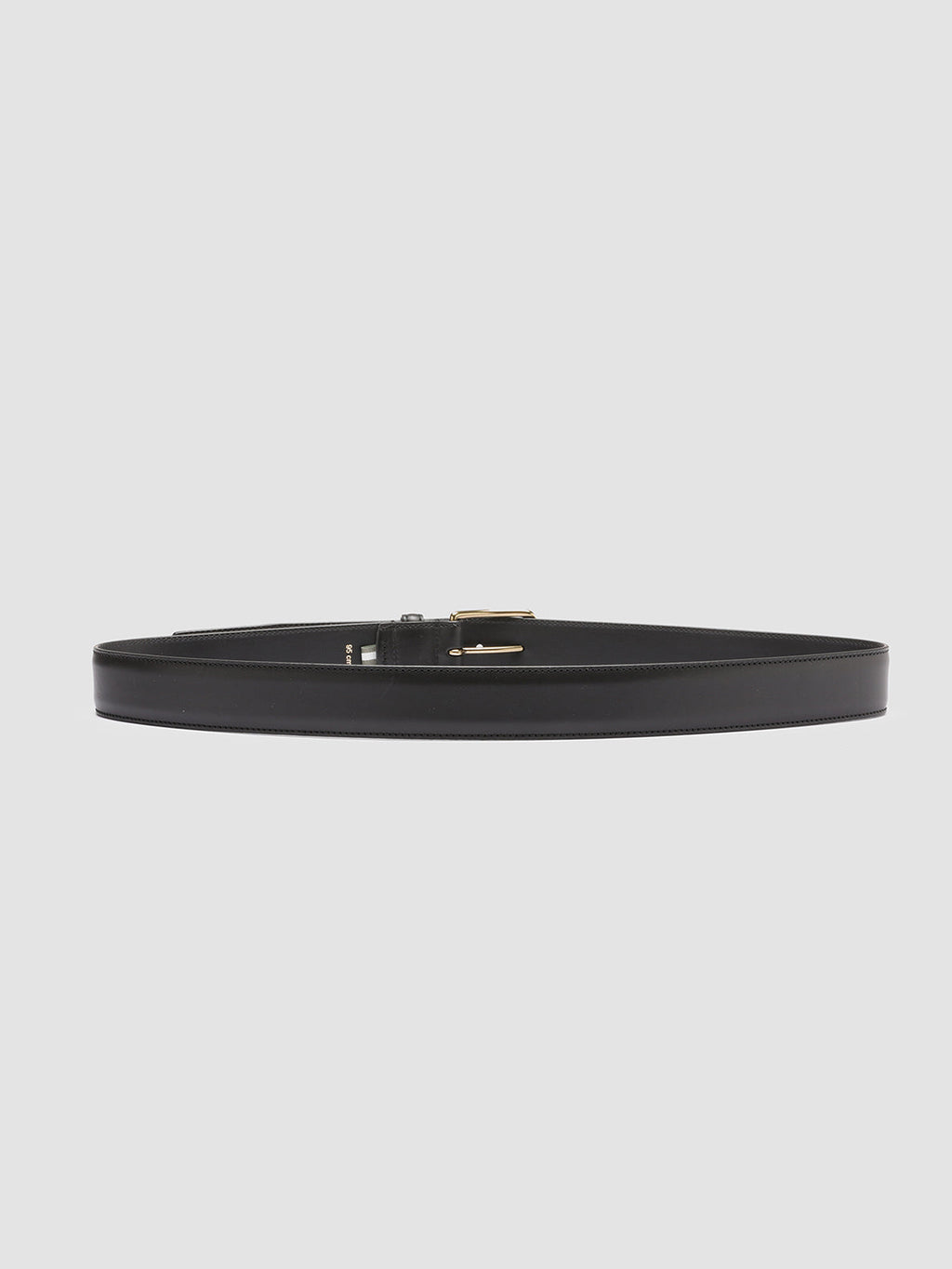 OC STRIP 04 - Black Leather belt - image OCFSTRI04AERBT1000050 - 3