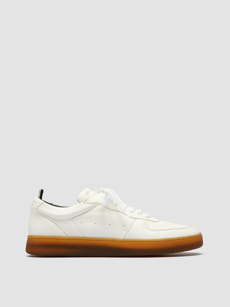 ASSET 001 - White Leather Sneakers